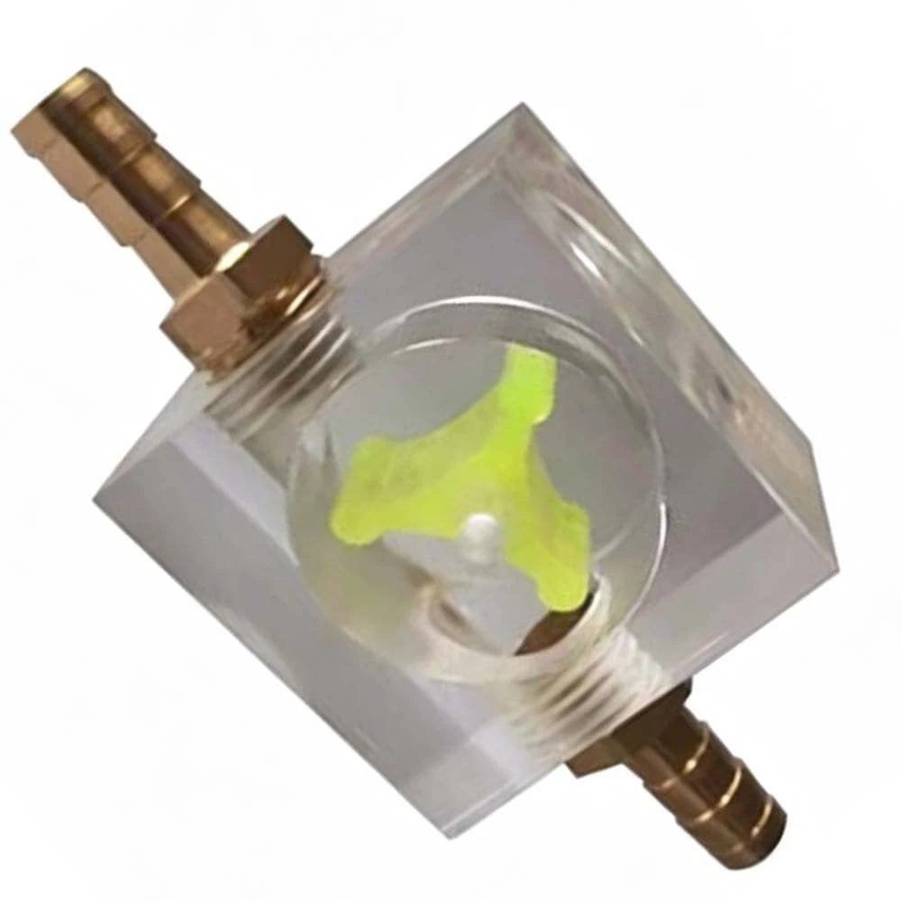 Water Flow Indicator for PC Custom Loop Cooling (Transparent Acrylic)