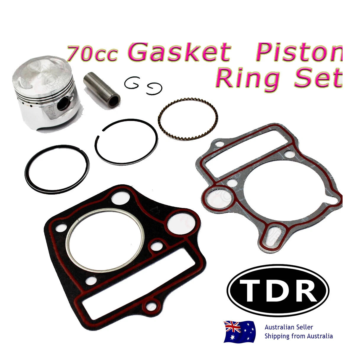 Piston Ring Gasket Set for Honda ATC70 (1970–1985)