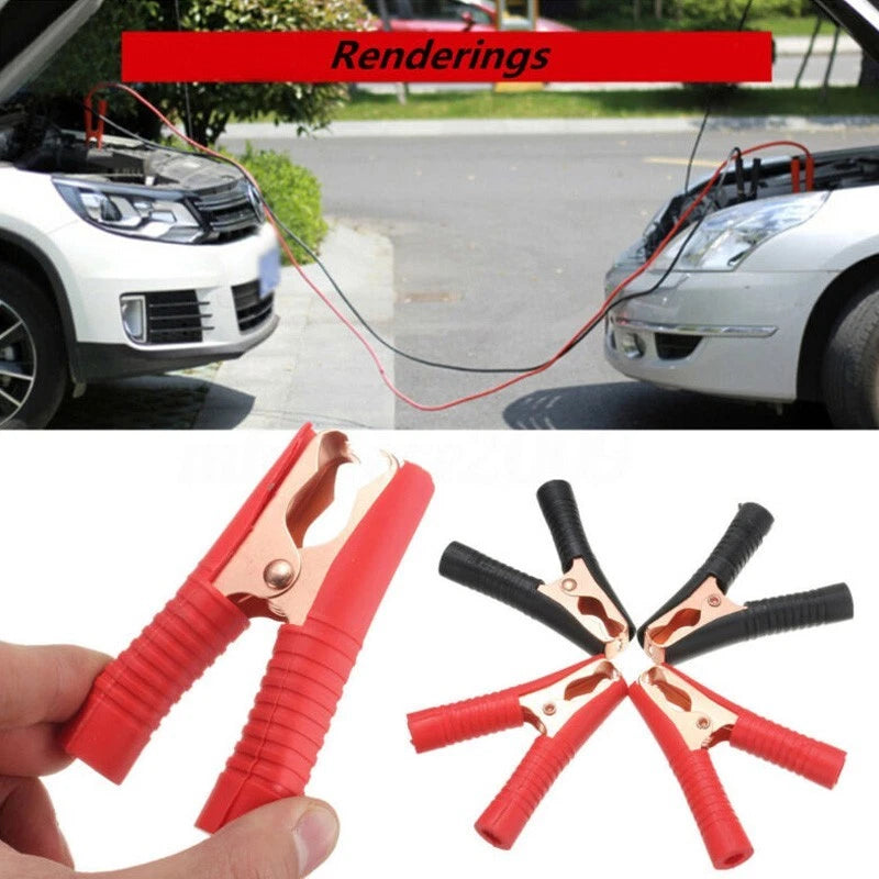 Copper Clips for Car Battery 100A Insulated