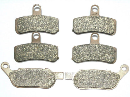 Set of 2 MC Front & Rear Brake Pads for Harley FXD Dyna Super Glide (2008–2010)