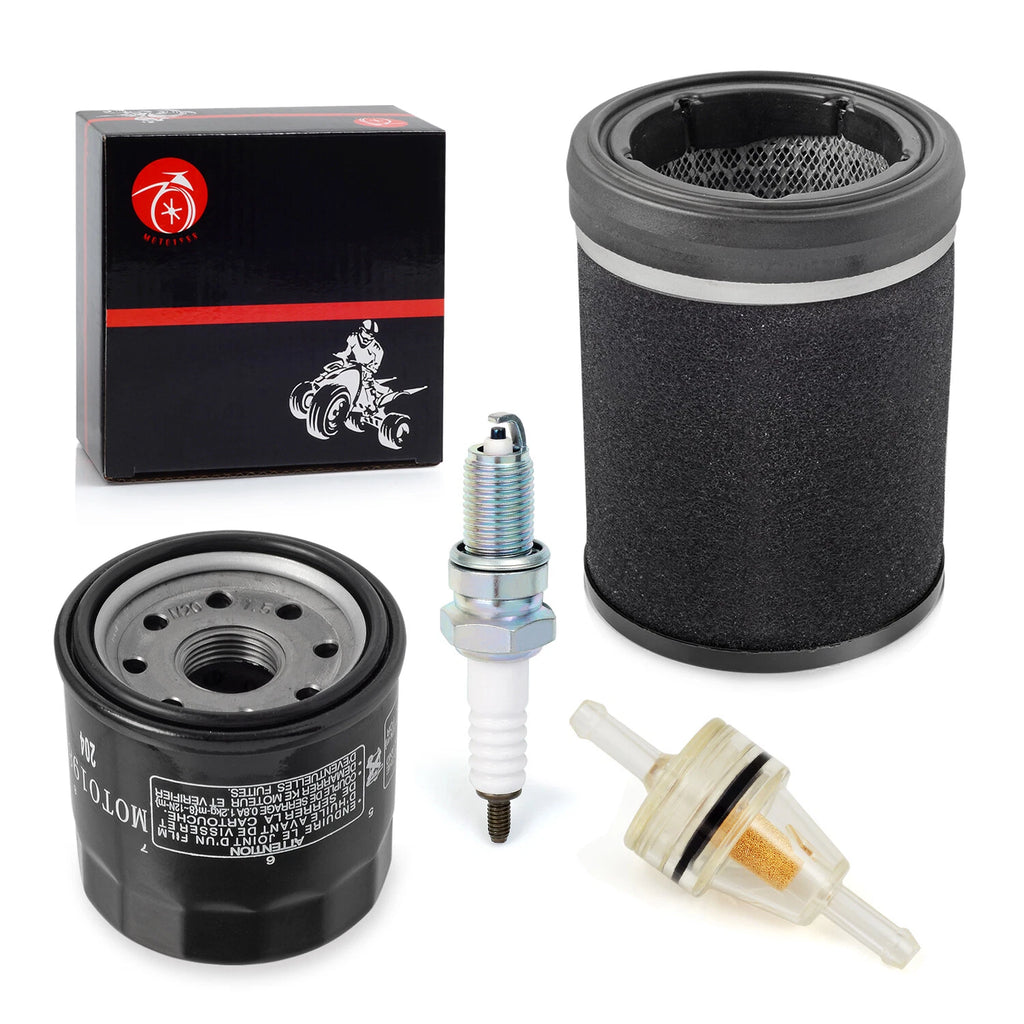 Air Filter, Oil Filter, Spark Plug for Kawasaki Prairie 360 (2003–2013)