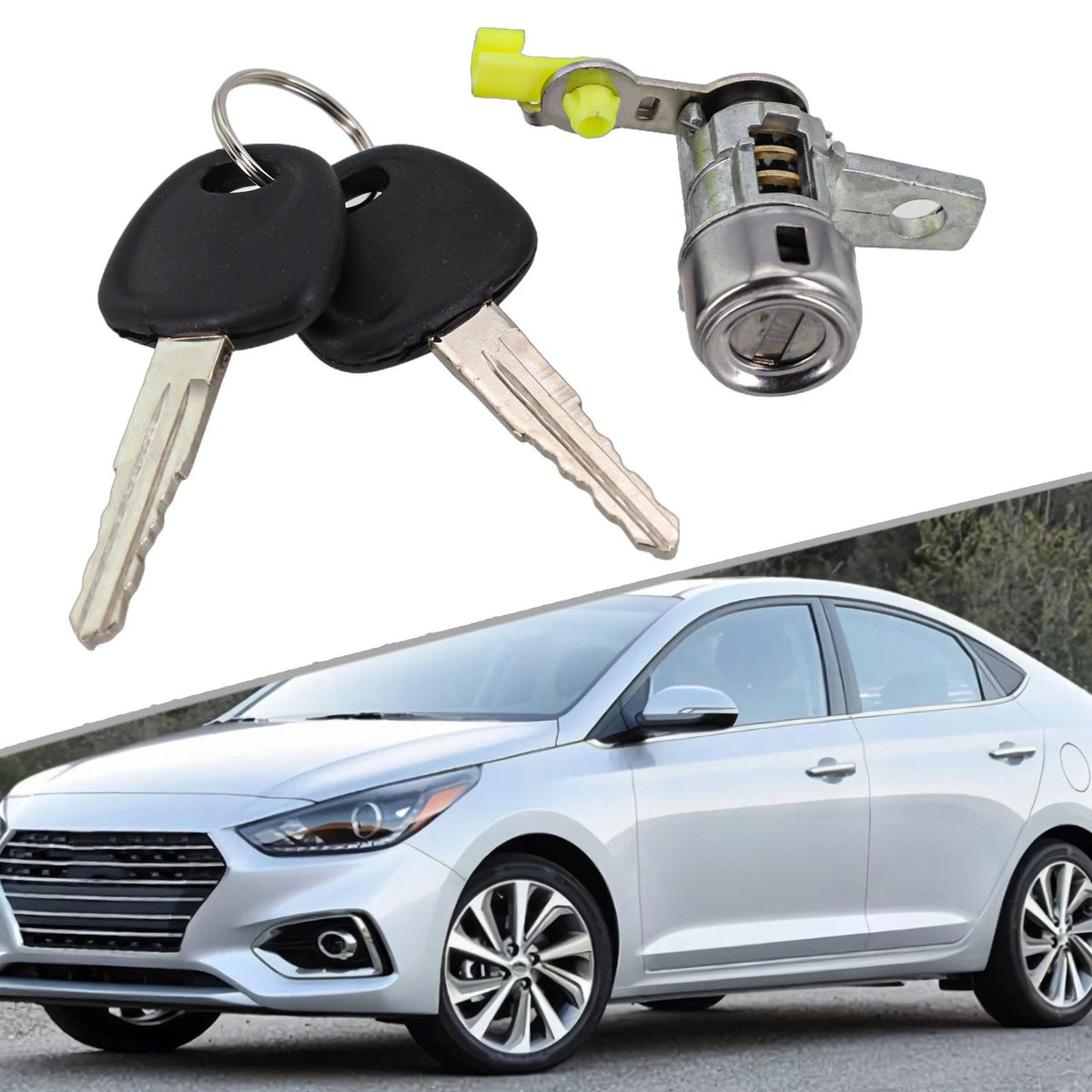 LH Front Door Lock Cylinder for Hyundai Accent