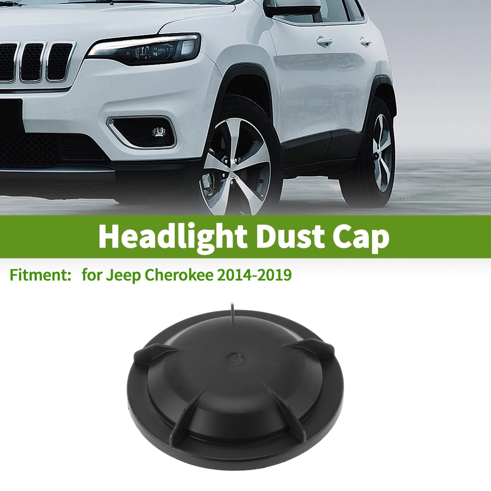Headlight Dust Cap No. 68226782AA for Jeep Cherokee (2014–2019)
