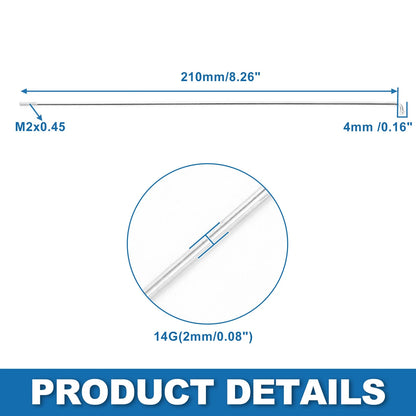 Bicycle Spokes 14G 210mm Carbon Steel Set for Mountain Bike (36Pcs)