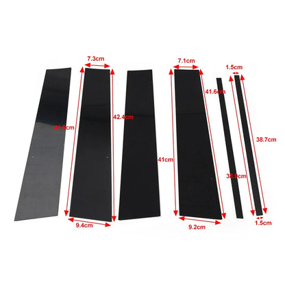Pillar Posts Trim Kit for Ford Explorer (2020–2023) Black