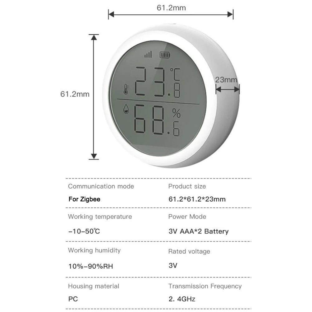 ZigBee Temperature Humidity Detector for Smart Home (Smart Device)