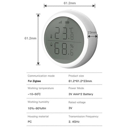 ZigBee Temperature Humidity Detector for Smart Home (Smart Device)