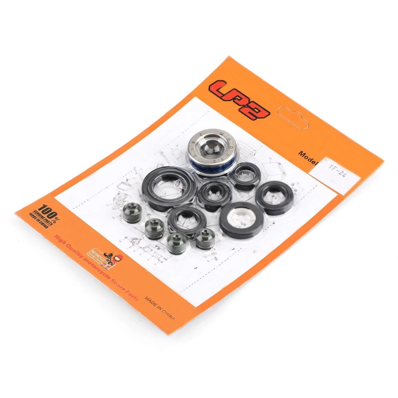 Set of 11 Engine Oil Seals for Honda XL125V XLV125 VT125C Shadow (1999–2010)