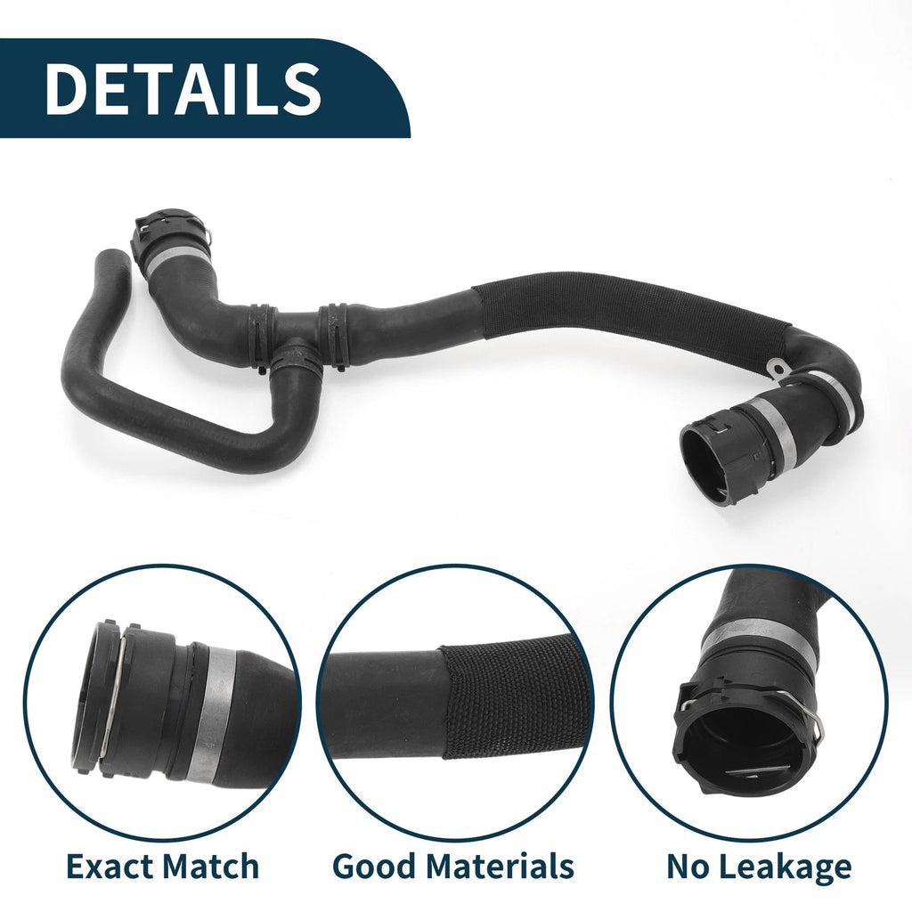 Radiator Hose Water Pipe for Audi A8 (2003–2007) No. 4E0121101BT Rubber