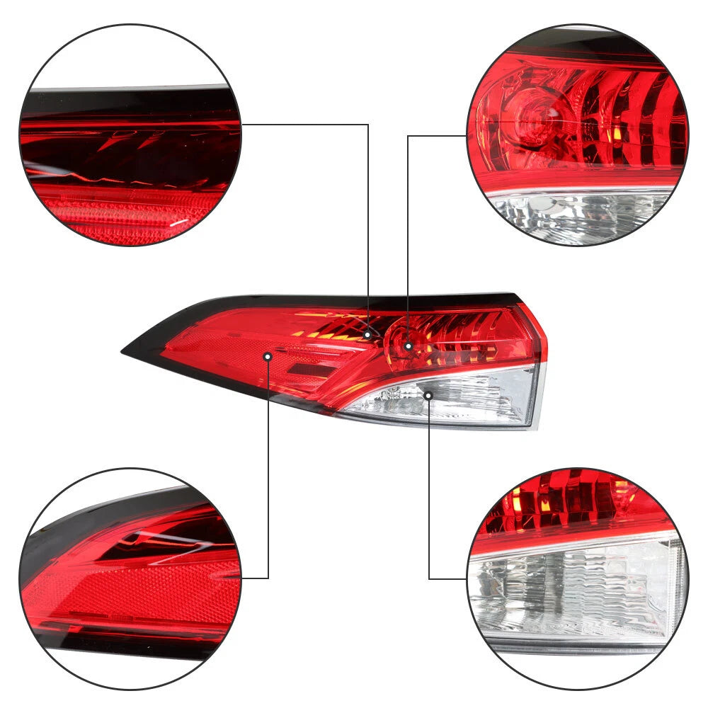 Outer Tail Light Lamp Assembly for Toyota Corolla (2020–2021) Halogen Driver Side