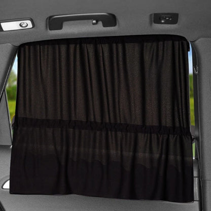 2X Auto Side Window Sun Shade Mesh Cover UV Blocking Suction Cups
