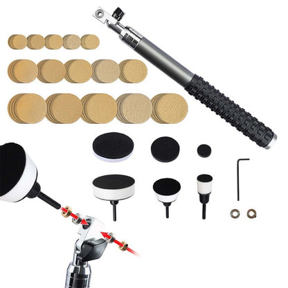 Adjustable Wood Bowl Sander Kit with 75 Sanding Discs for Woodworking