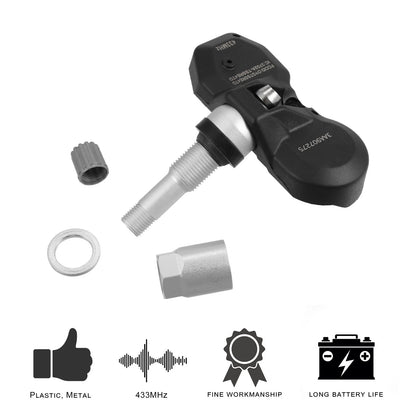 TPMS Tire Pressure Sensors 4 Pack 433MHz Replacement for Volkswagen CC (2012–2017)