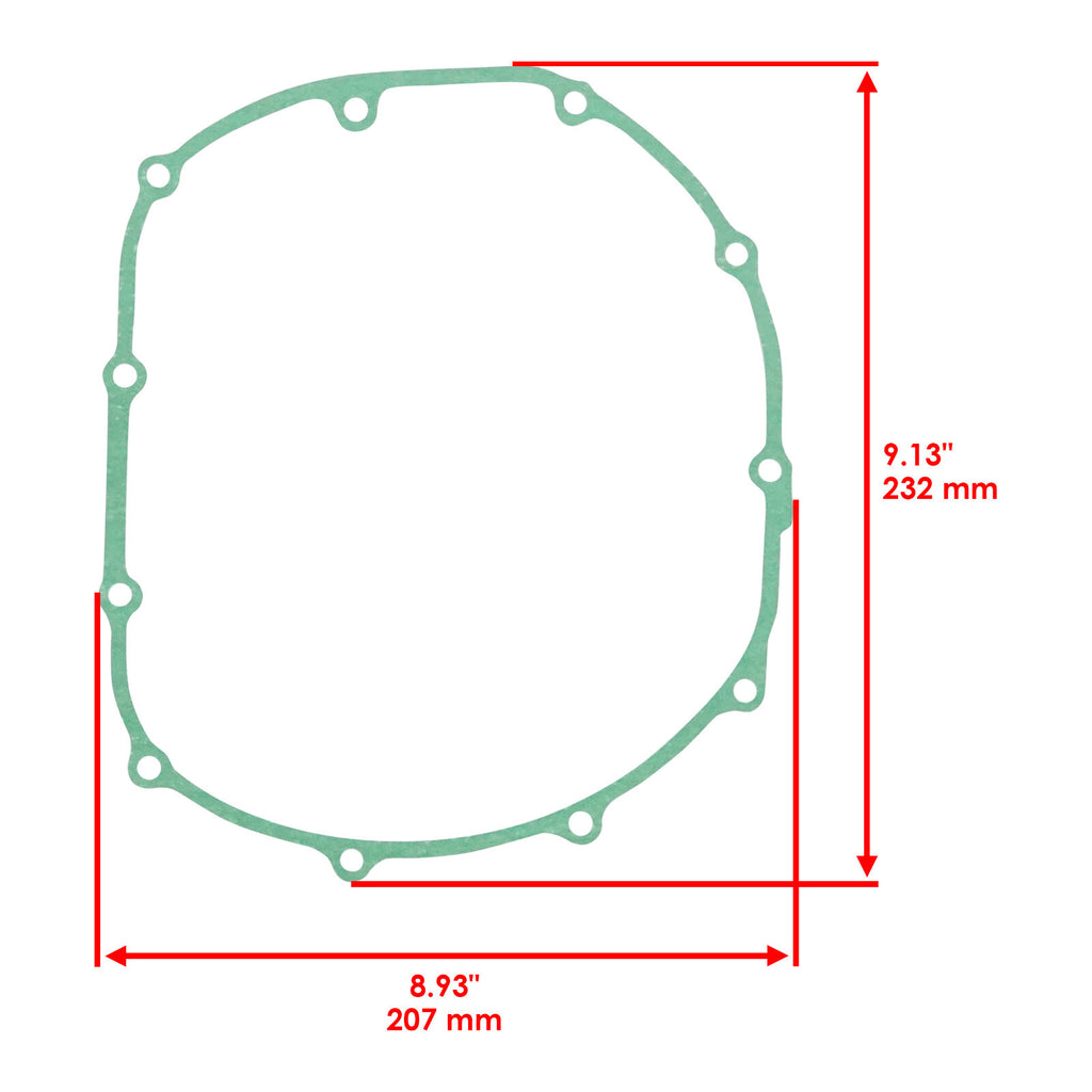 Right Crankcase Clutch Cover Gasket Replacement for Honda CBR1000F (1987–1996)