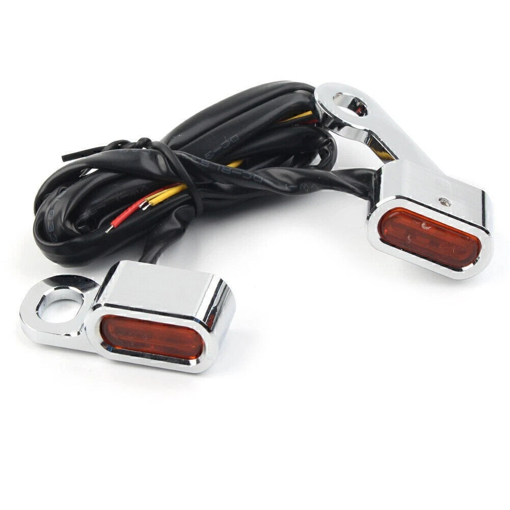 LED Turn Signal Light Handlebar Blinker Indicator Lamp For Harley Sportster