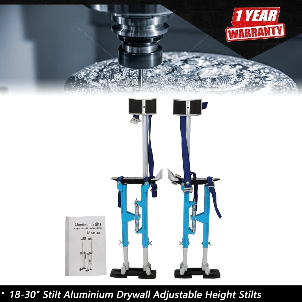 Adjustable Height Drywall Stilts for Painters (18-30")
