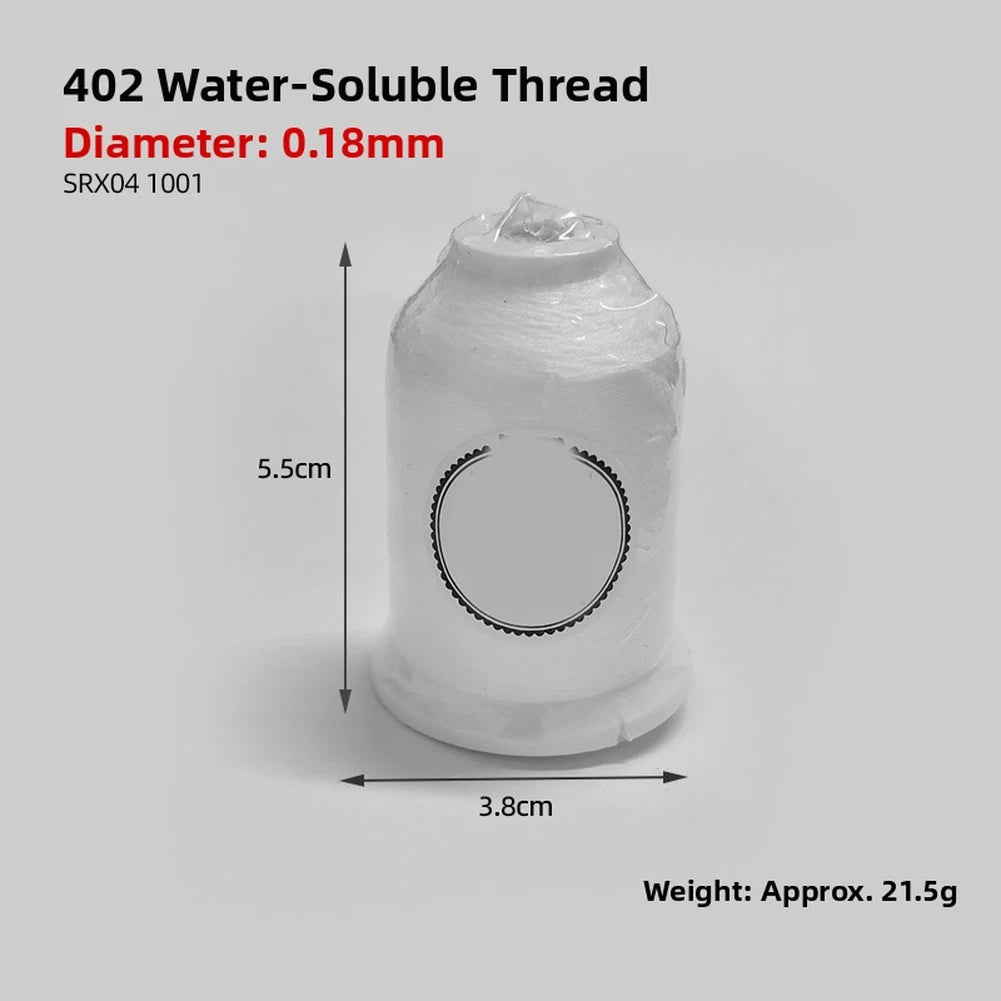 PVA Soluble Thread Set of 2 for Bait Binding Fly Tying (0.28mm, 0.18mm)