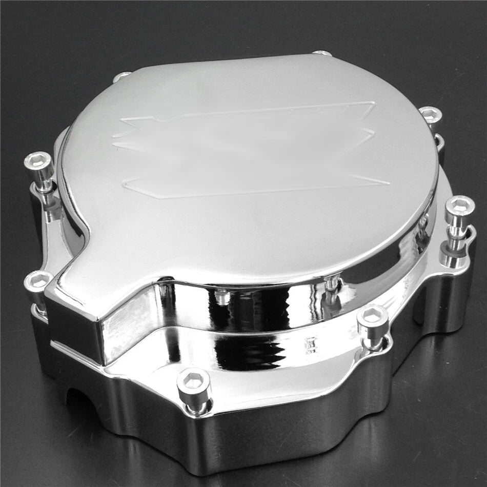 Engine Stator Cover for Suzuki GSXR1000 (2005–2008) Chrome Left Side