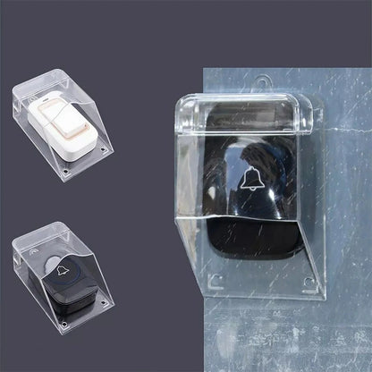 Doorbell Button Waterproof Cover Transparent Shell Accessory