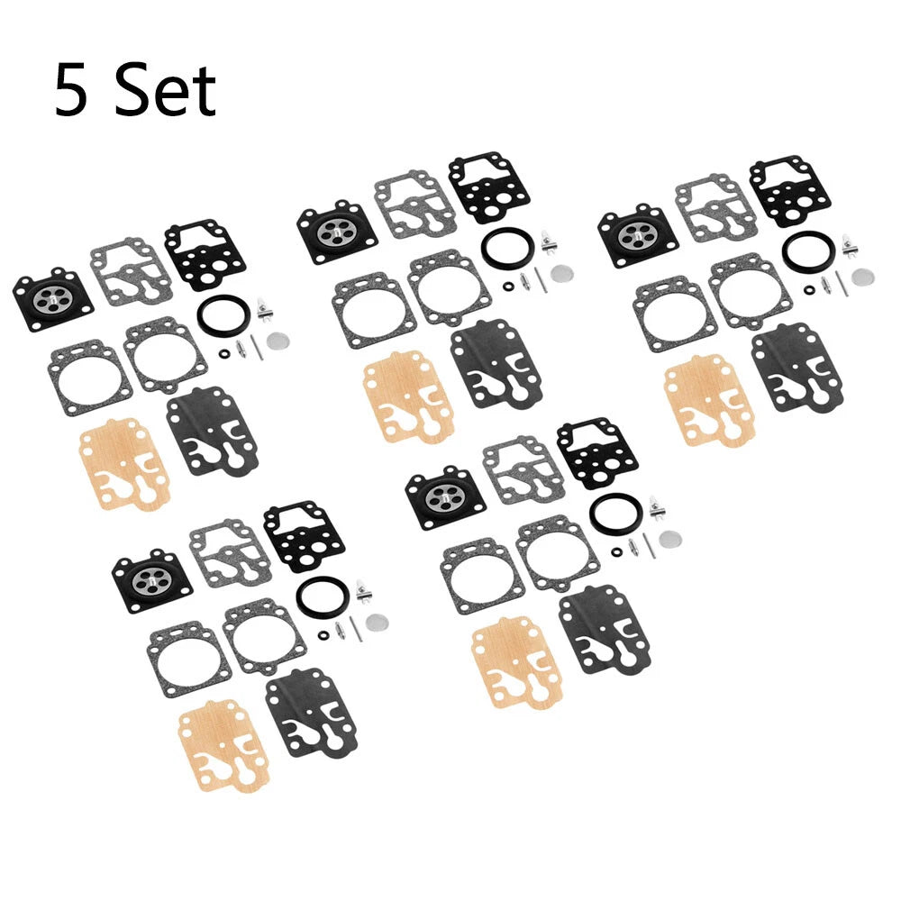 Set of 5 Carburetor Diaphragm Gasket Kit for Honda GX25 GX35 (K20-WYJ)