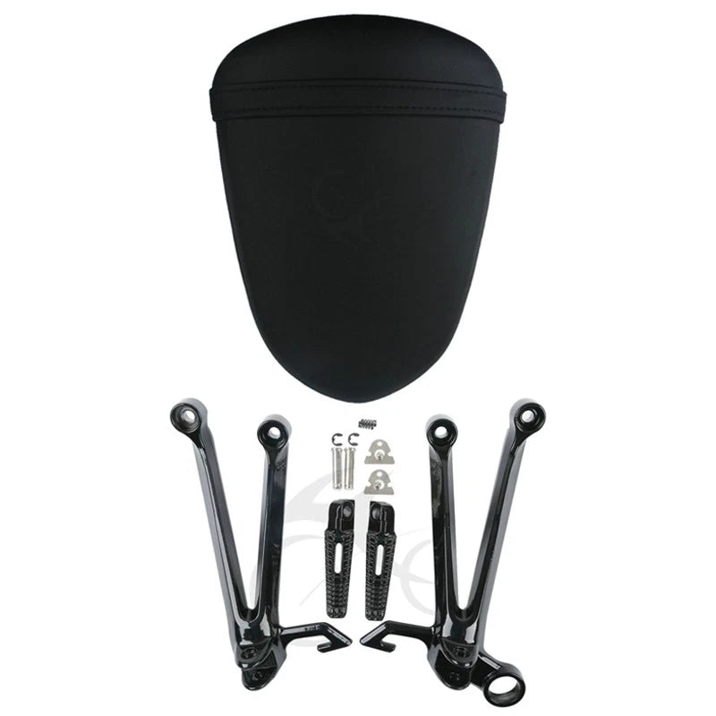 Rear Passenger Seat & Footpeg Bracket Set for Suzuki GSXR1000 (2005–2006)