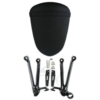Rear Passenger Seat & Footpeg Bracket Set for Suzuki GSXR1000 (2005–2006)