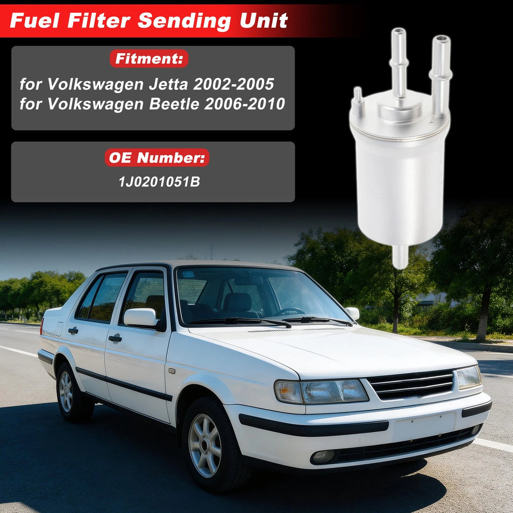 Fuel Filter Assembly for Volkswagen Jetta (2002–2005) Replacement Metal