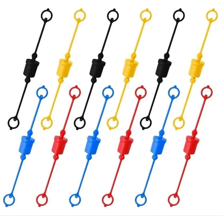 Hydraulic Dust Cap Set 20 Pack for ISO7241A Coupler Protection