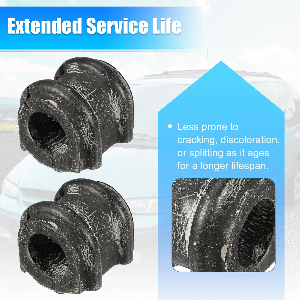 2 Pcs Stabilizer Bar Bushings Rear Replacement for Hyundai Santa Fe (2007–2012)