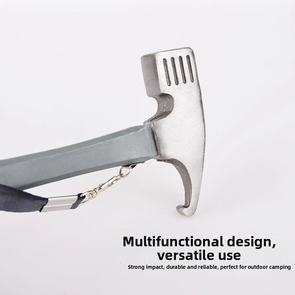 Outdoor Camping Hammer with Hook Head Nail Puller
