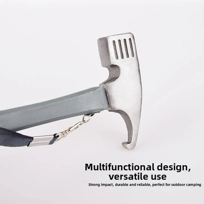 Outdoor Camping Hammer with Hook Head Nail Puller