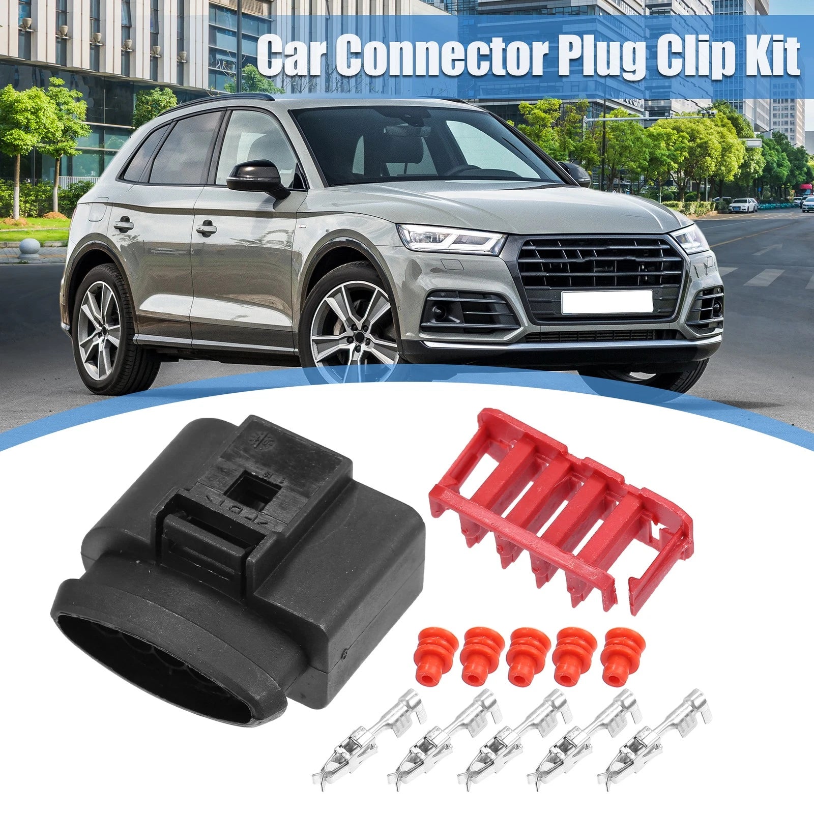 Sealed Female JPT Connector Plugs Set for VW and Audi (2005–2015)