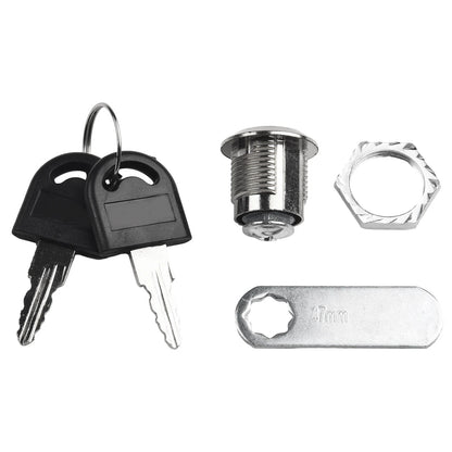 Zinc Alloy Cam Lock with 2 Keys for Automotive Applications