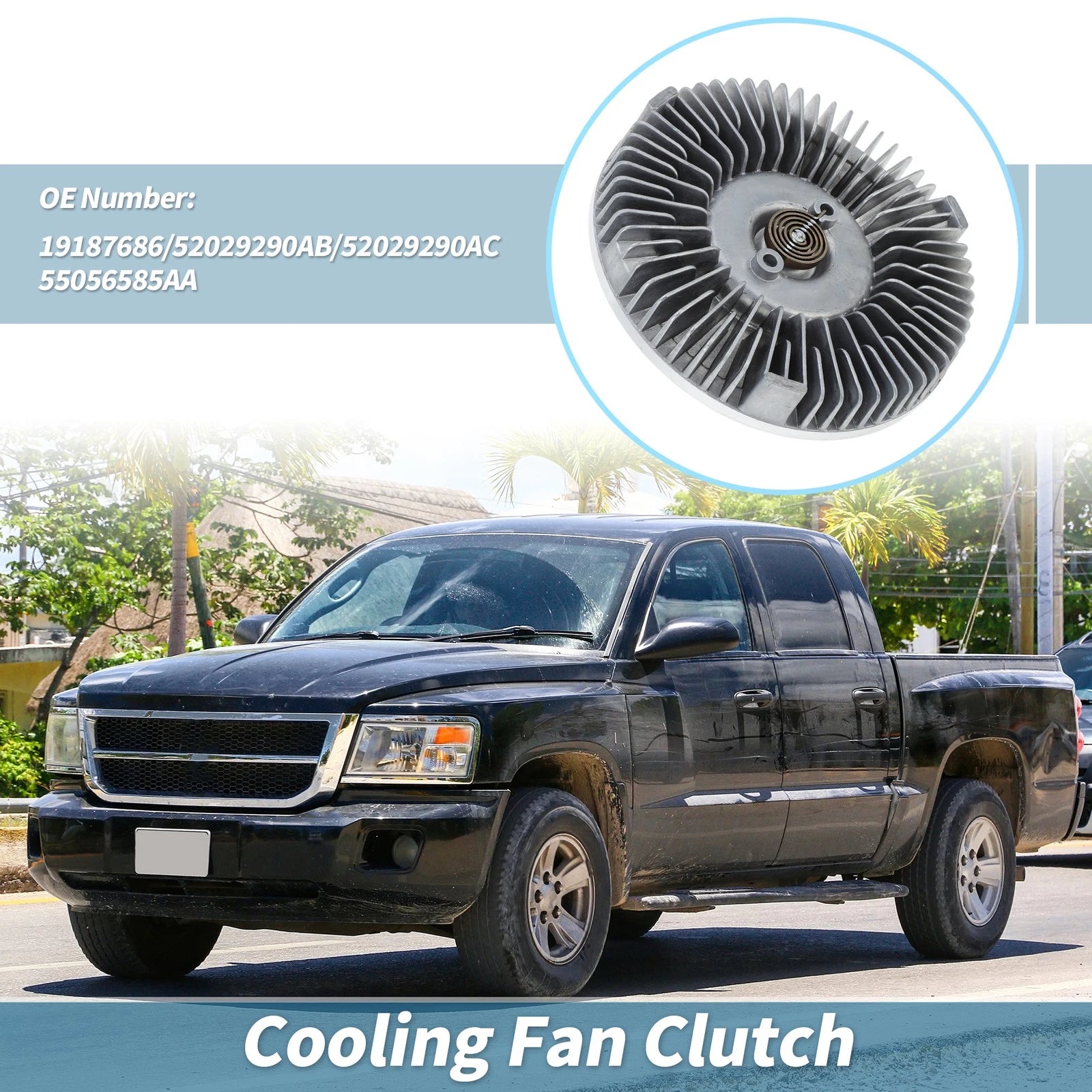Cooling Fan Clutch Replacement for Dodge Dakota and Ram Dakota (2005–2011)