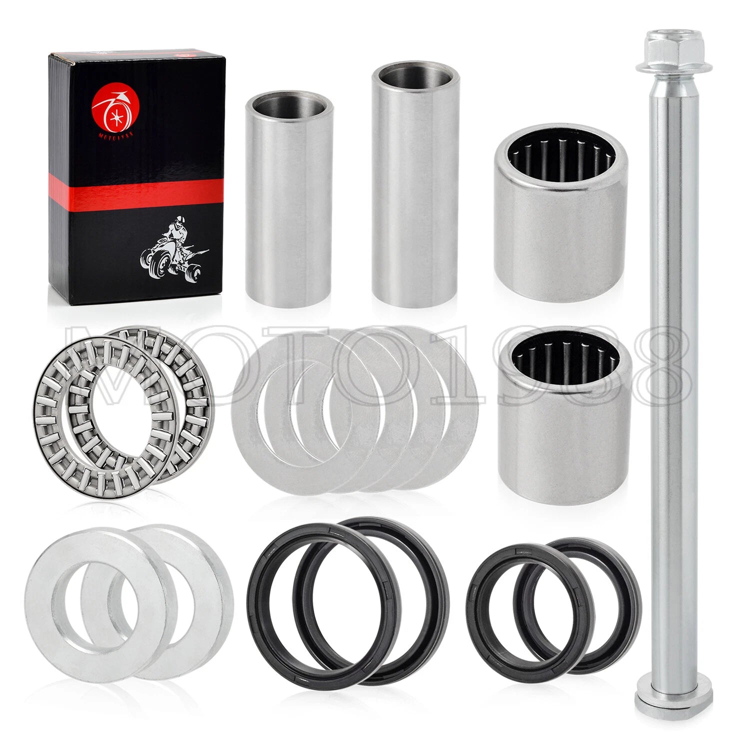 Swing Arm Pivot Shaft Bolt Bearing Seal Kit for Honda CRF250R CRF250X (2004–2009)
