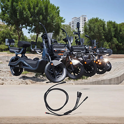 Waterproof Cable for Electric Bicycle (E-Bike Setup)