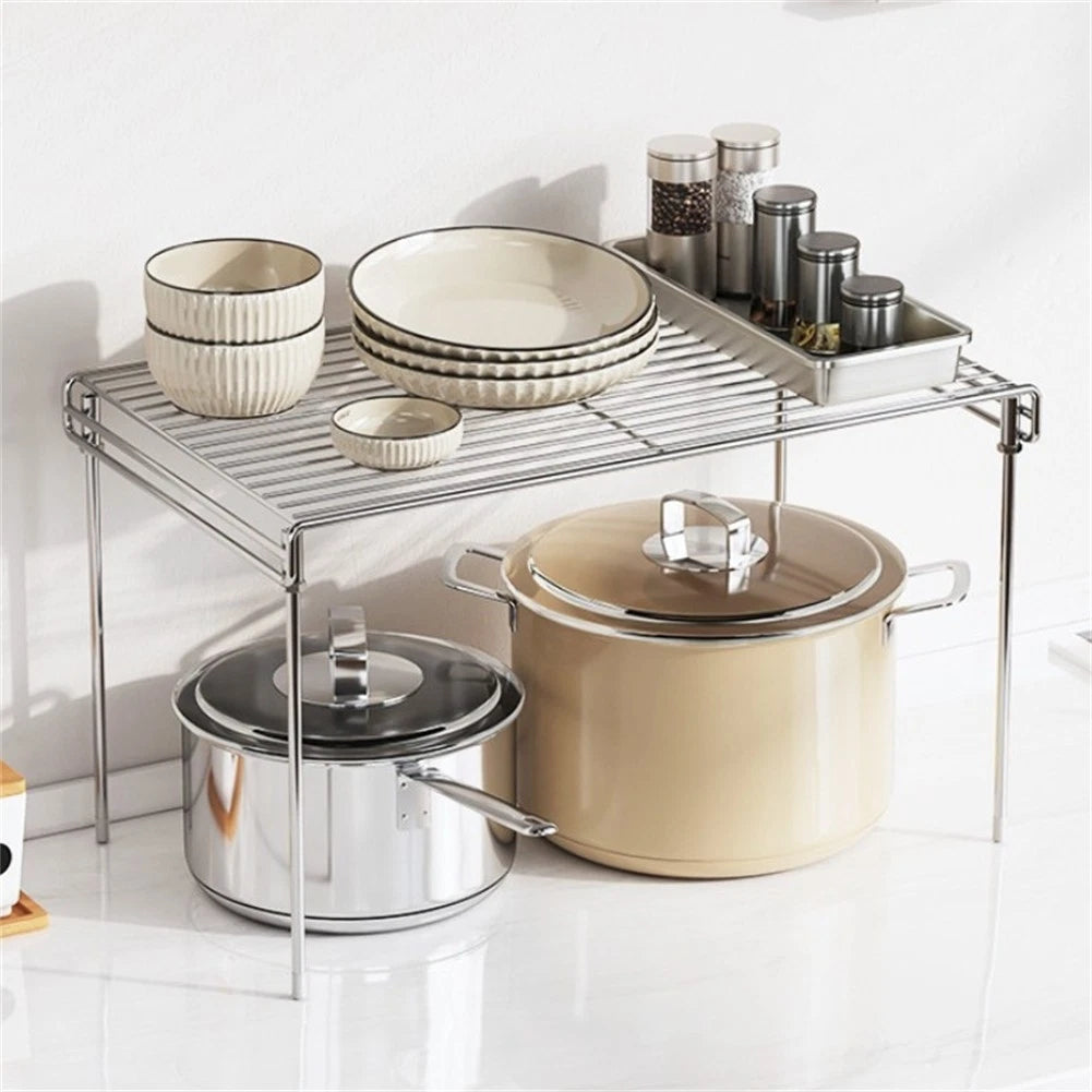 Microwave Kitchen Rack for Appliance Storage (Optimizes Counter Space)