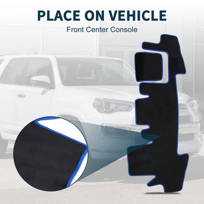 Dashboard Dash Cover Mat for Daihatsu Taft LA900S/LA910S (1 Set) Black Blue
