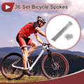 Bicycle Spoke Set 175 mm Steel Galvanized for 36 Spokes (No.45)
