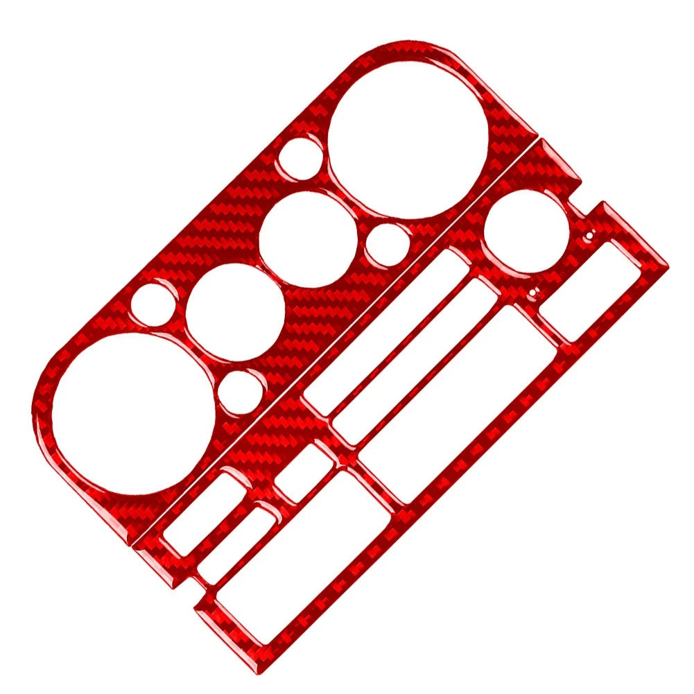 Red Radio AC Climate Control Panel Cover Trim for BMW 3 Series E36 (1994–1996)