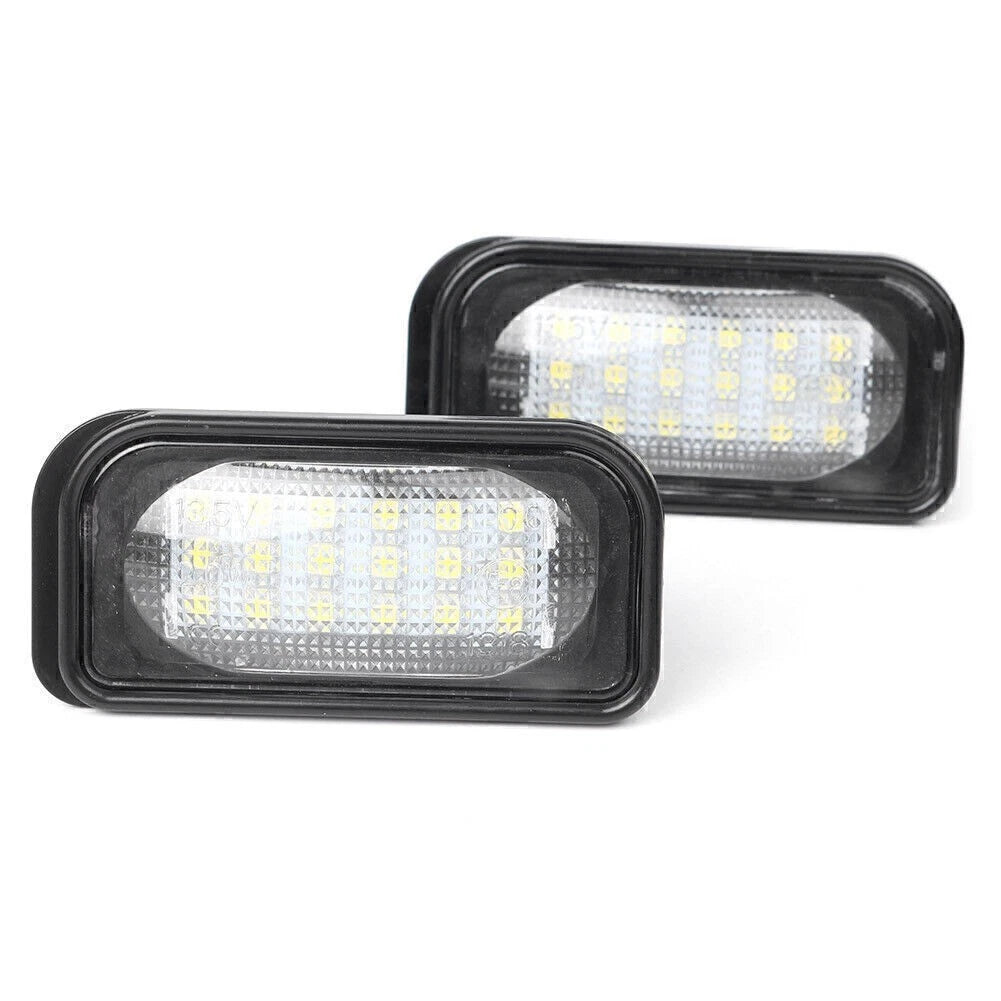2X LED License Plate Light for Mercedes Benz W203 (2000–2007)