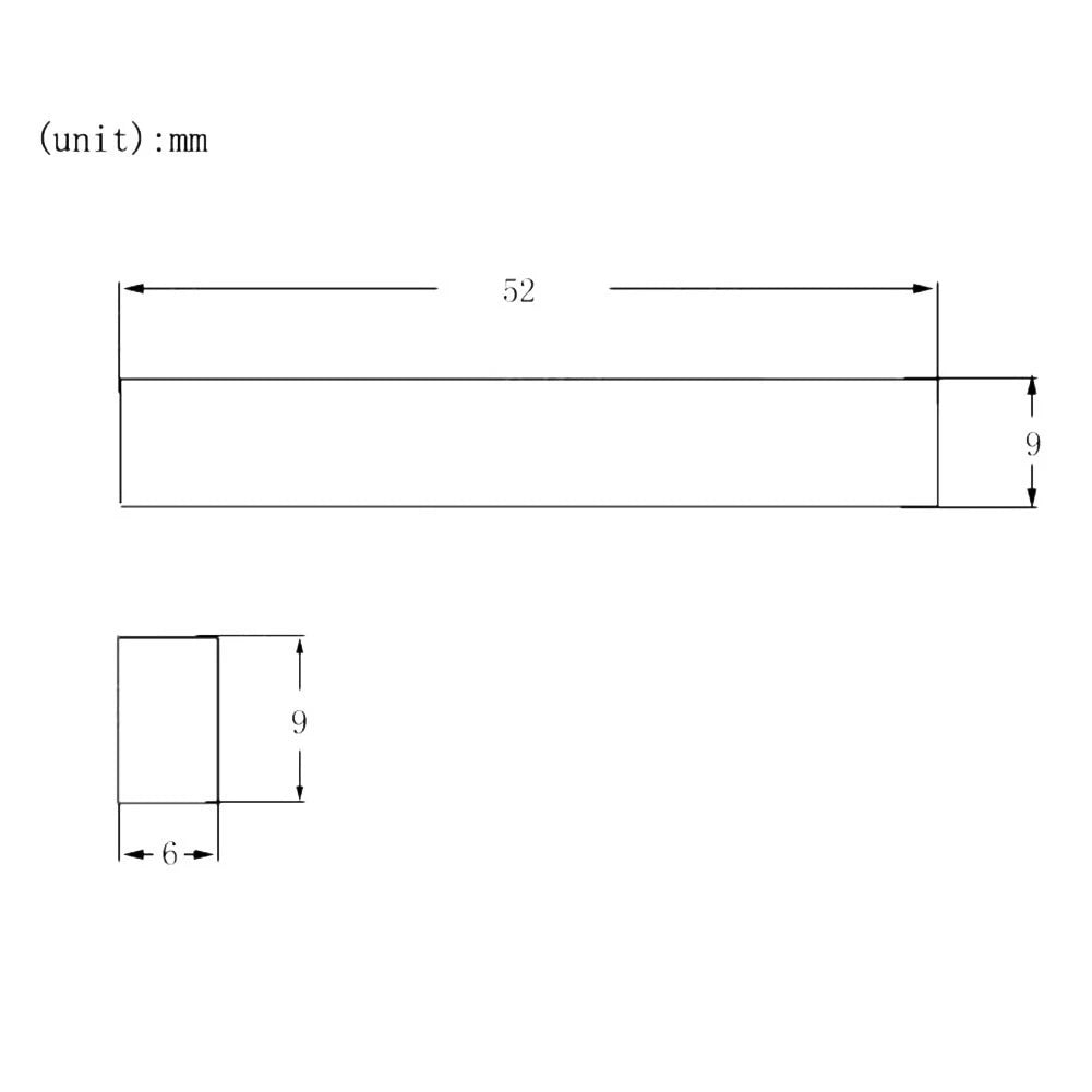 Blank Bone Nut for Guitar Bass Ukulele Bridge (DIY Tool)