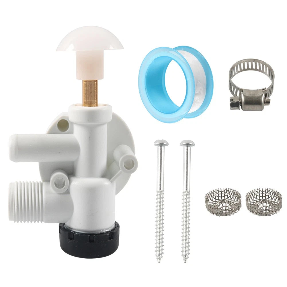Toilet Water Valve Assembly 385314349 for Dometic Sealand (Fits RV)