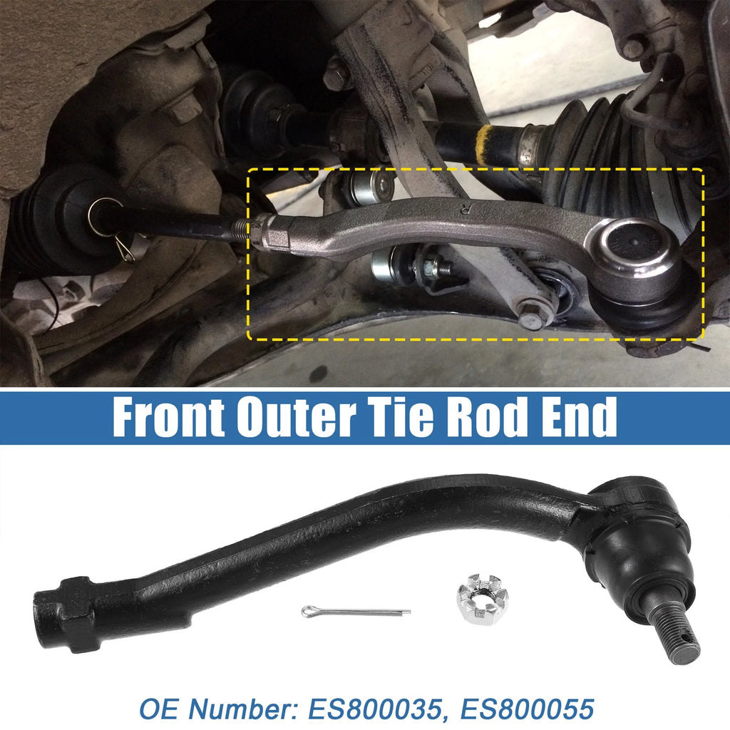 2PCS Front Outer Tie Rod End Links Replacement for Hyundai for Kia (2005–2015)