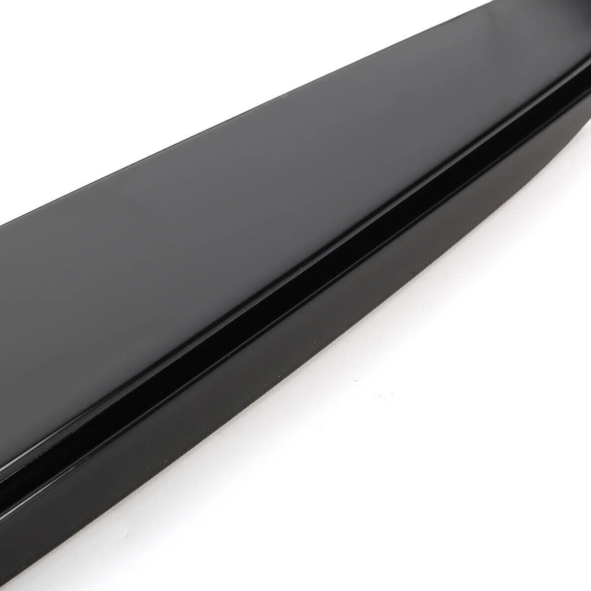 Gloss Black Rear Bumper Spoiler Canard Air Vent Cover Trim for Benz W205 (2015–2021)