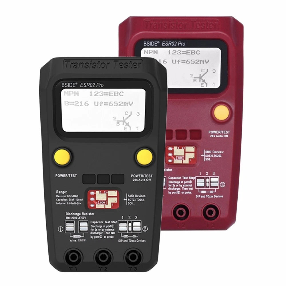 ESR02 Pro Digital Transistor Tester for Bside