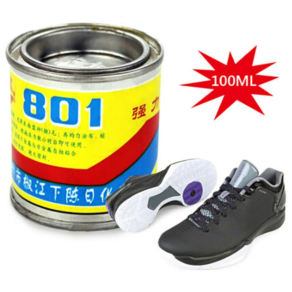 Waterproof Glue Super 801 for Leather Fabric Repair Tool