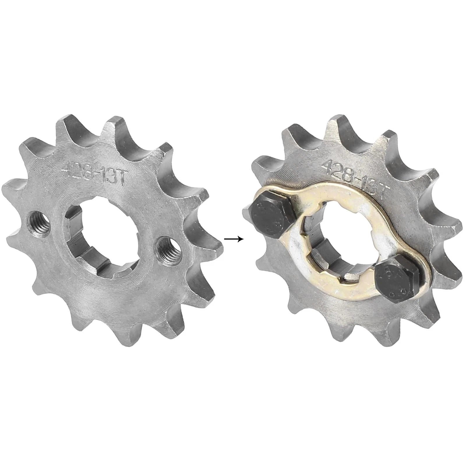 Front Engine Sprocket 13T 428 Chain for Motorcycle Dirt Bike (2000–2025)