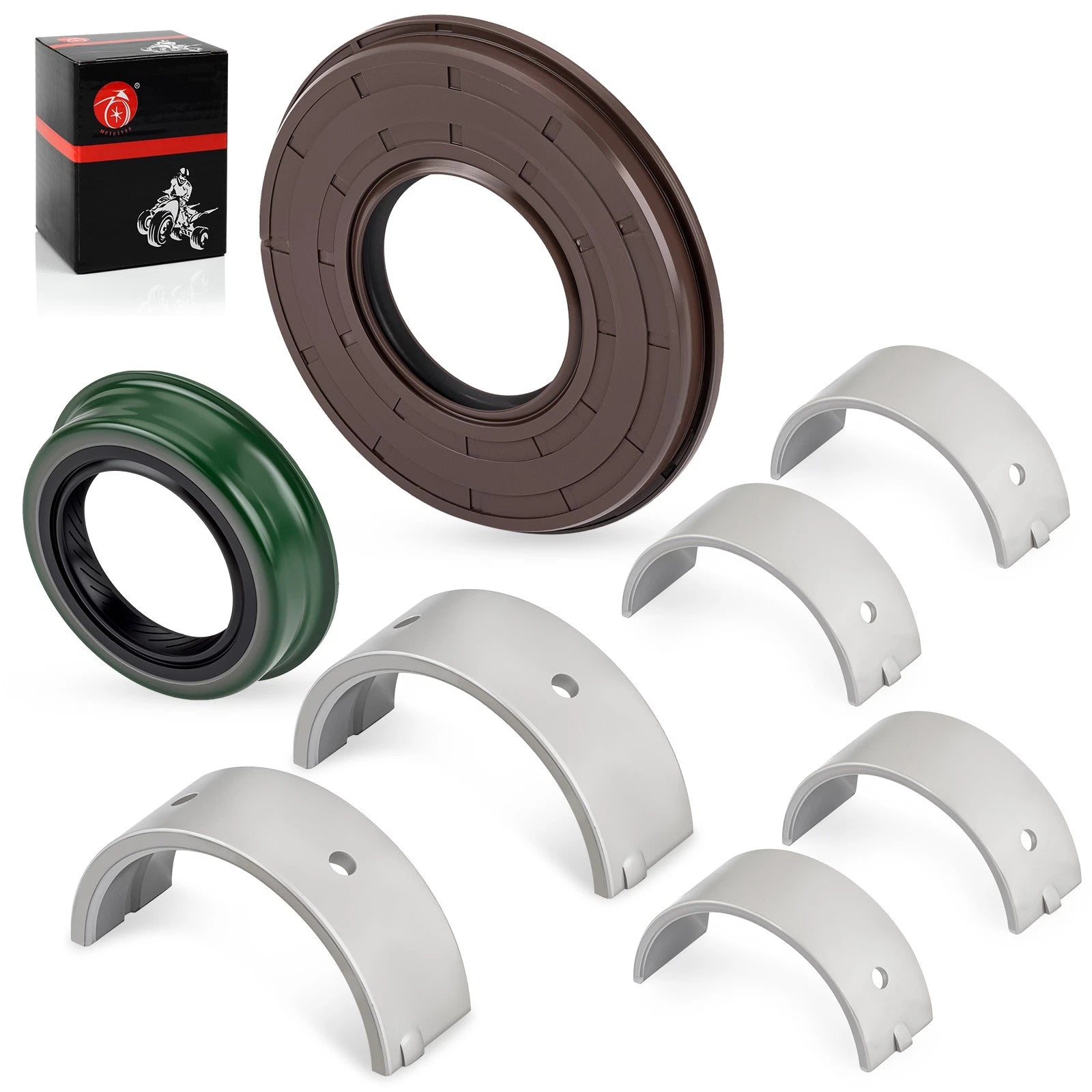 Main Journal Crankshaft Bearing & Seal Kit for Polaris Frontier (2002–2005)