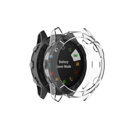 4X Clear TPU Case Cover for Garmin Fenix 6/6 Pro/6X/6X Pro